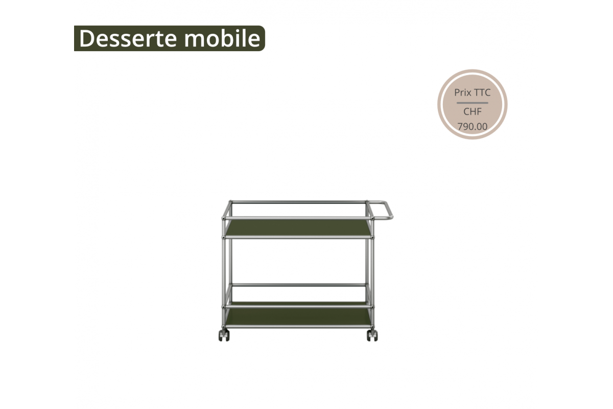 Desserte mobile Vert Olive