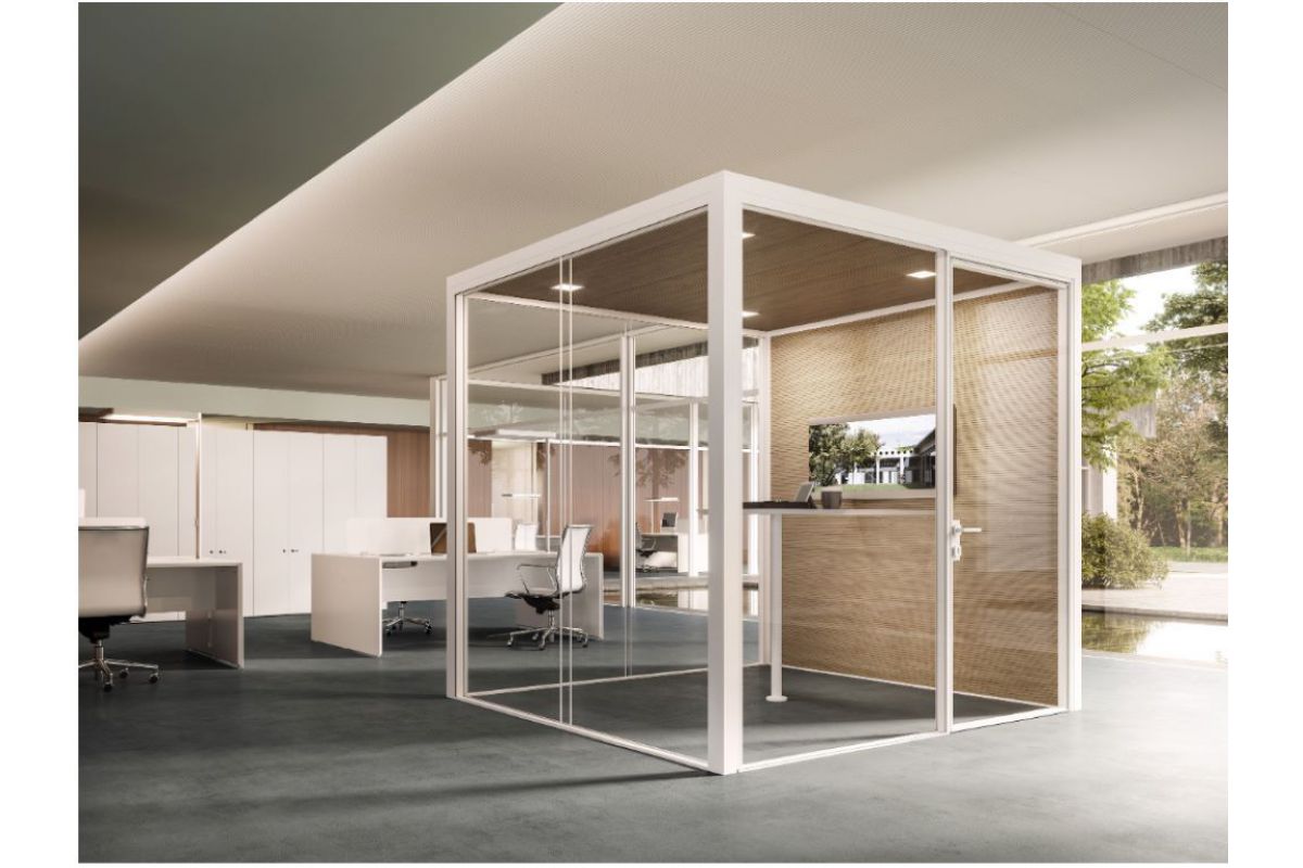 Cabine acoustique, acoustic room M, Fantoni, salle de réunion acoustique